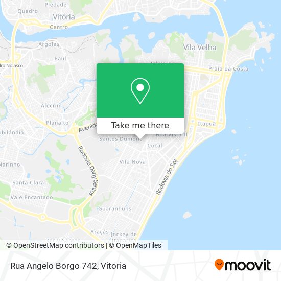 Rua Angelo Borgo 742 map