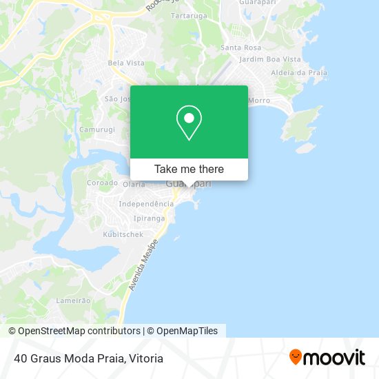 40 Graus Moda Praia map