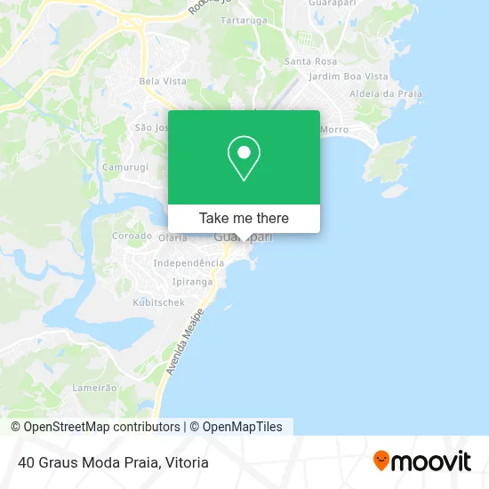 40 Graus Moda Praia map
