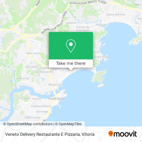 Veneto Delivery Restaurante E Pizzaria map