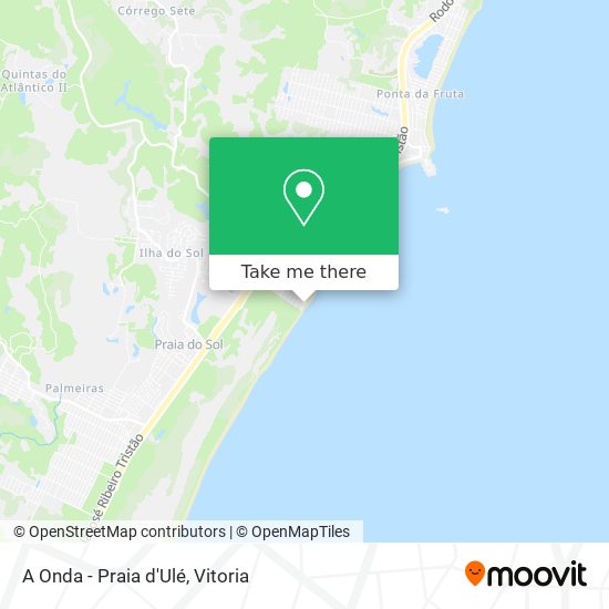 A Onda - Praia d'Ulé map