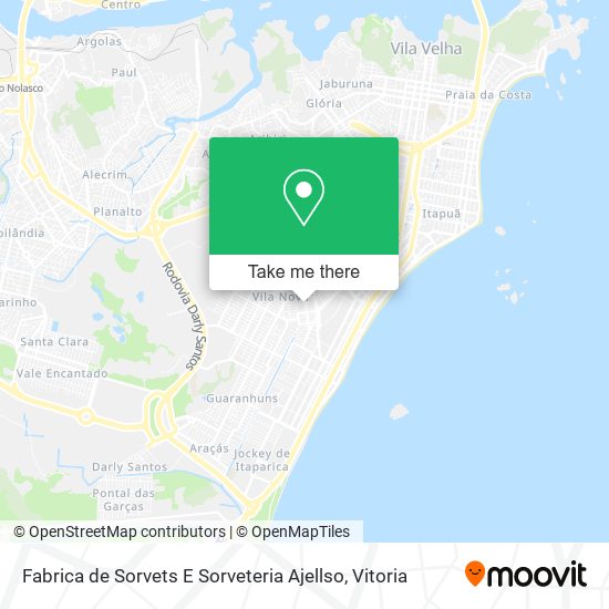 Fabrica de Sorvets E Sorveteria Ajellso map