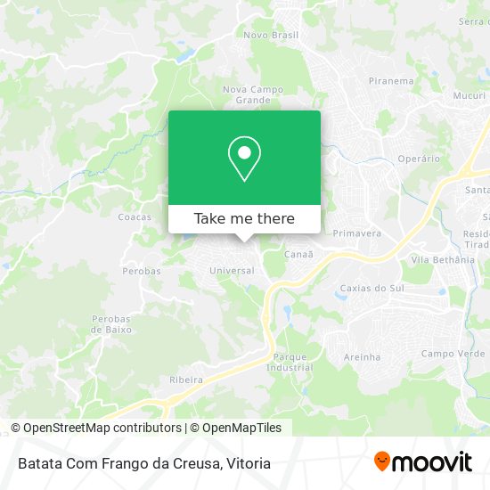 Batata Com Frango da Creusa map