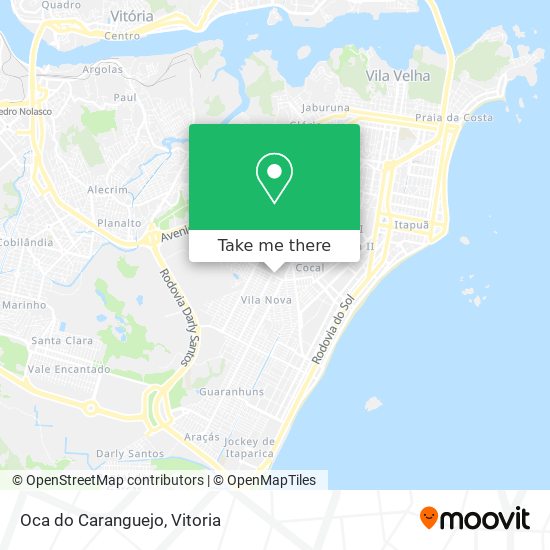 Oca do Caranguejo map