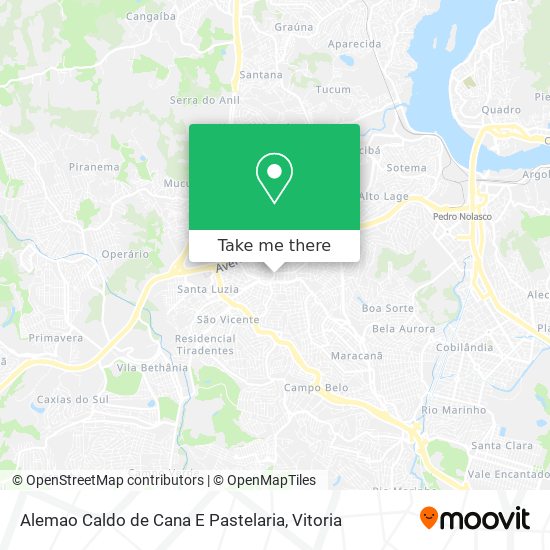 Alemao Caldo de Cana E Pastelaria map