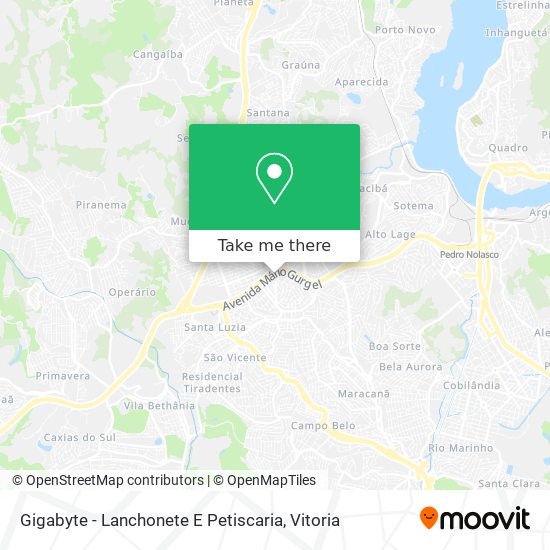 Gigabyte - Lanchonete E Petiscaria map