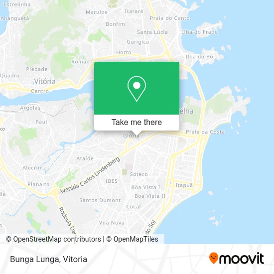 Bunga Lunga map
