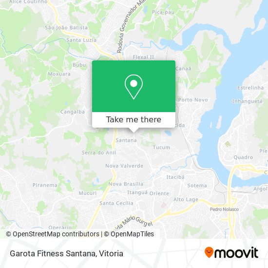 Garota Fitness Santana map