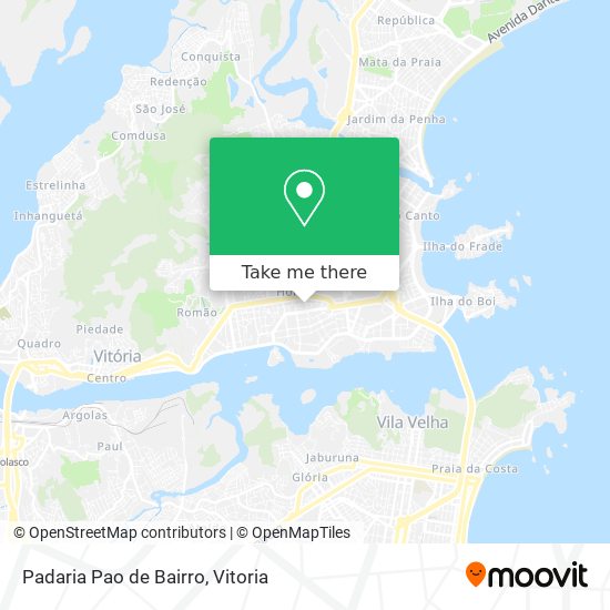 Mapa Padaria Pao de Bairro