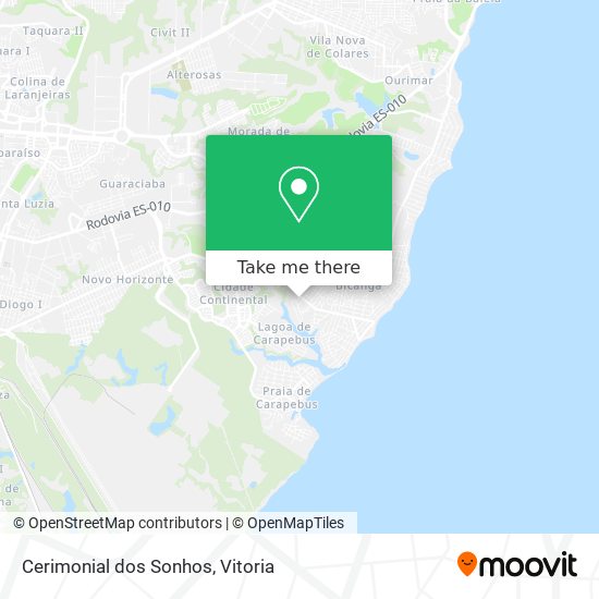 Cerimonial dos Sonhos map