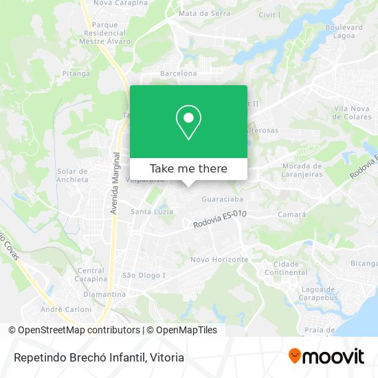 Repetindo Brechó Infantil map