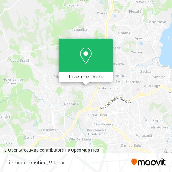 Lippaus logística map