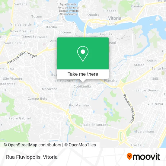 Rua Fluviopolis map
