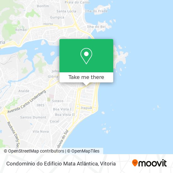 Condomínio do Edifício Mata Atlântica map