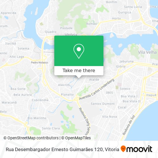 Mapa Rua Desembargador Ernesto Guimarães 120