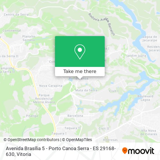 Avenida Brasília 5 - Porto Canoa Serra - ES 29168-630 map