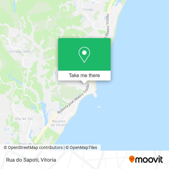 Rua do Sapotí map