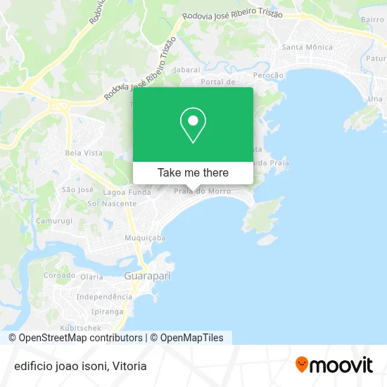 edificio joao isoni map