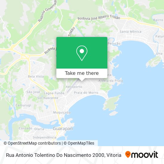 Rua Antonio Tolentino Do Nascimento 2000 map