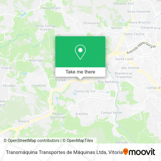 Transmáquina Transportes de Máquinas Ltda map