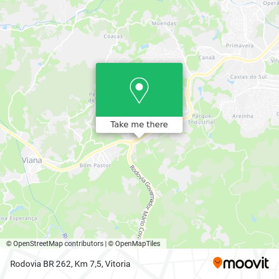 Rodovia BR 262, Km 7,5 map