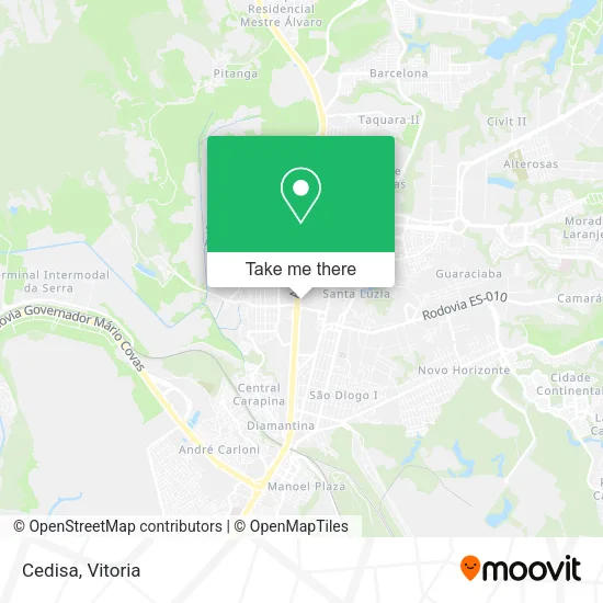 Cedisa map