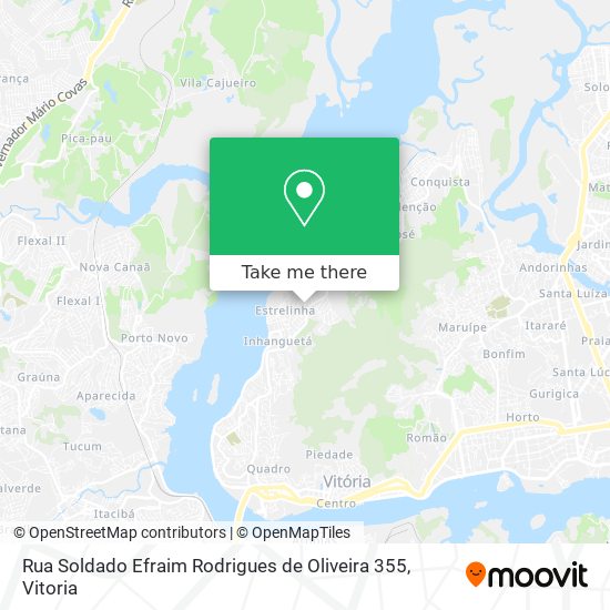Rua Soldado Efraim Rodrigues de Oliveira 355 map