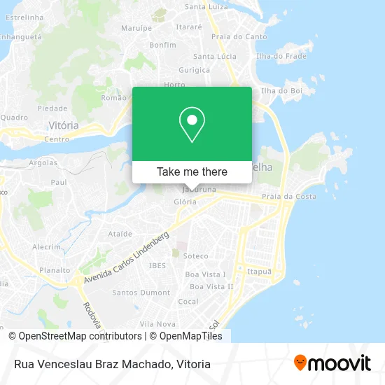 Rua Venceslau Braz Machado map