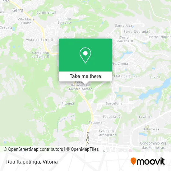 Rua Itapetinga map