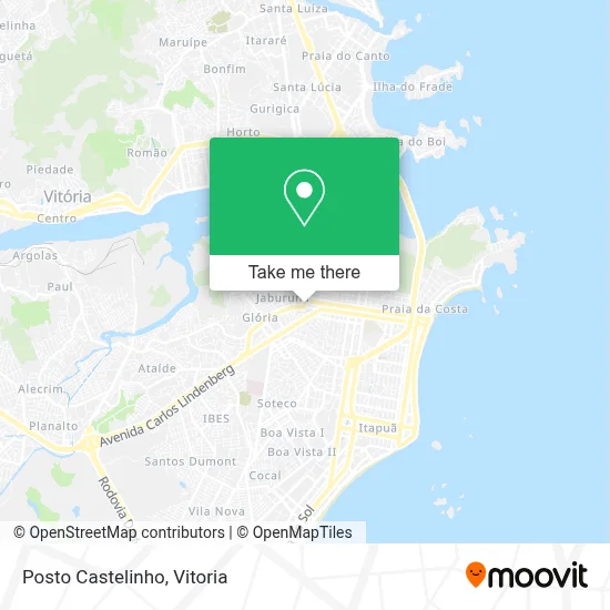 Posto Castelinho map