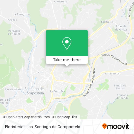 How to get to Floristeria Lilas in Santiago De Compostela by Bus?