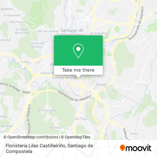 How to get to Floristeria Lilas Castiñeiriño in Santiago De Compostela by  Bus?