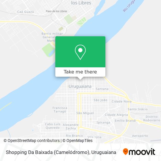 Mapa Shopping Da Baixada (Camelódromo)