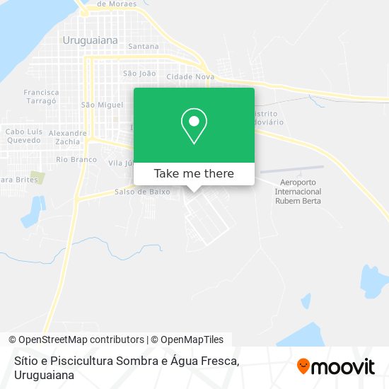 Sítio e Piscicultura Sombra e Água Fresca map