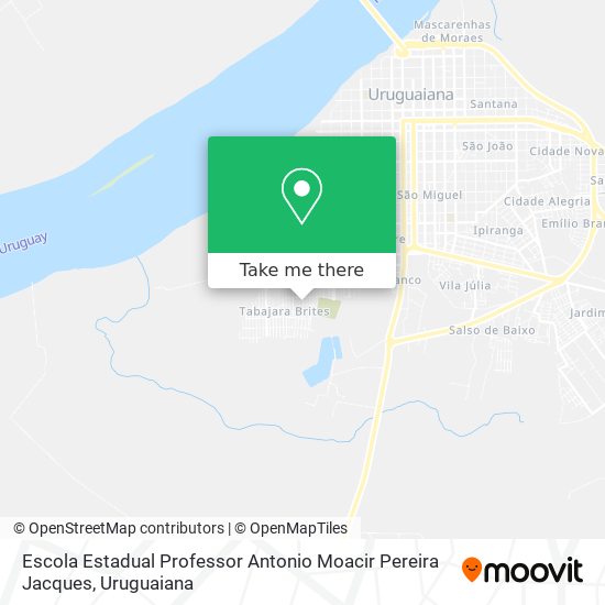 Escola Estadual Professor Antonio Moacir Pereira Jacques map