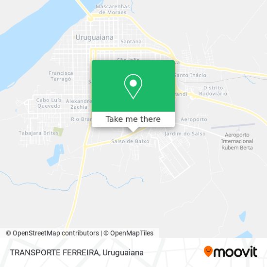 TRANSPORTE FERREIRA map