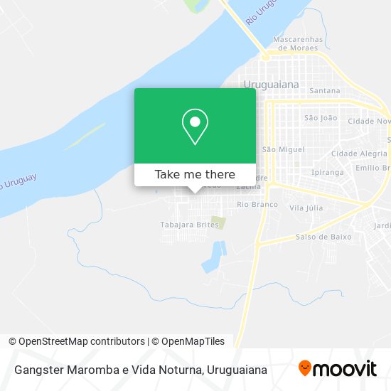 Mapa Gangster Maromba e Vida Noturna