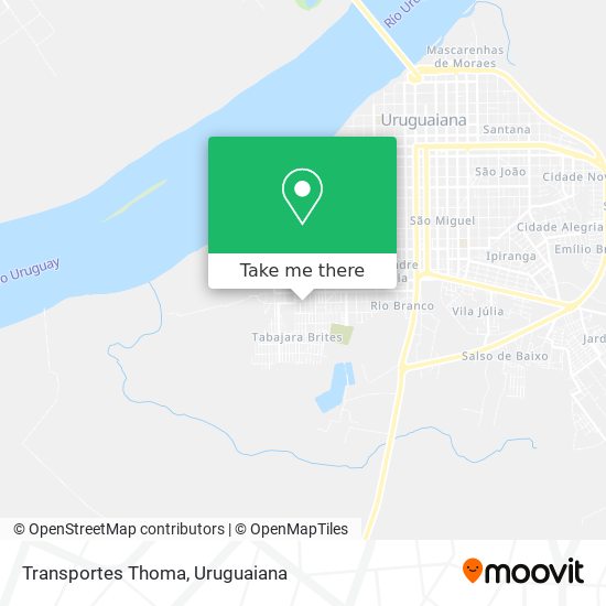 Transportes Thoma map