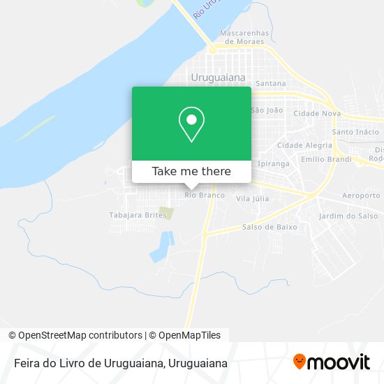Feira do Livro de Uruguaiana map