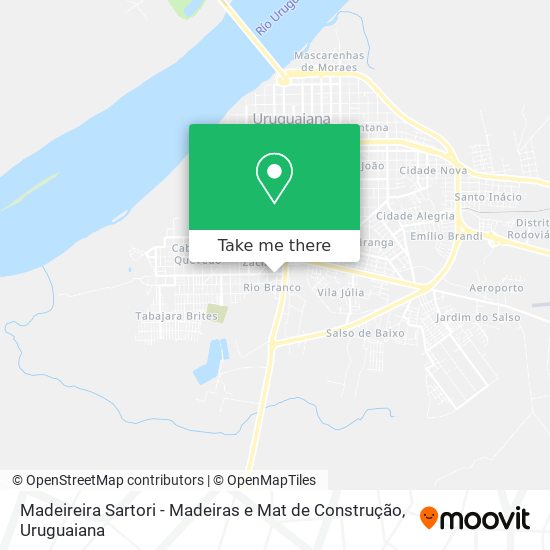 Madeireira Sartori - Madeiras e Mat de Construção map