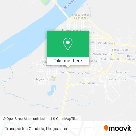 Transportes Candido map