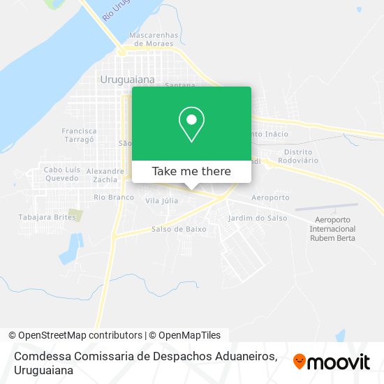 Mapa Comdessa Comissaria de Despachos Aduaneiros