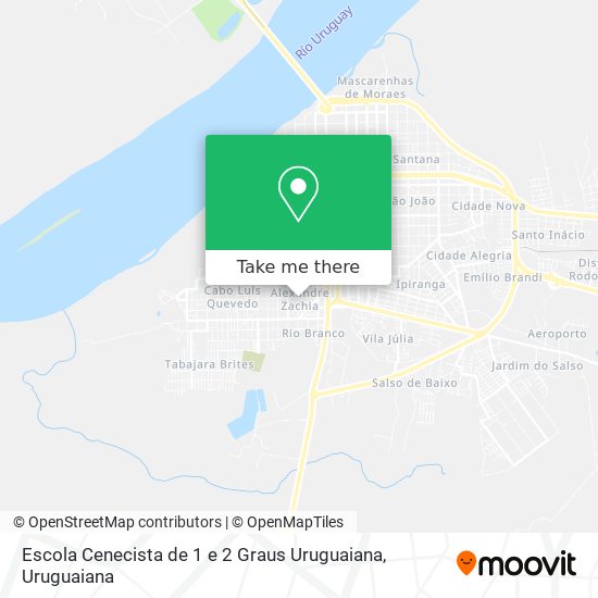 Escola Cenecista de 1 e 2 Graus Uruguaiana map