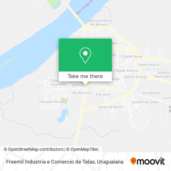 Freemil Industria e Comercio de Telas map