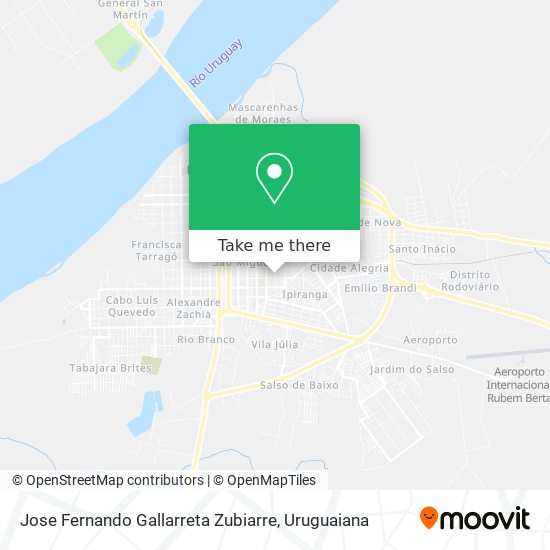 Jose Fernando Gallarreta Zubiarre map