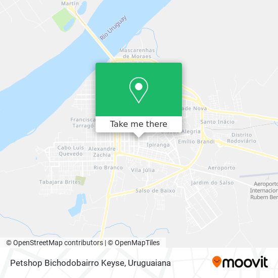 Mapa Petshop Bichodobairro Keyse