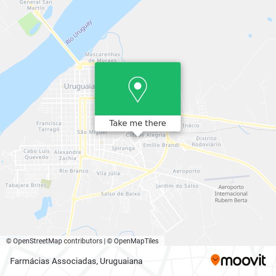 Farmácias Associadas map