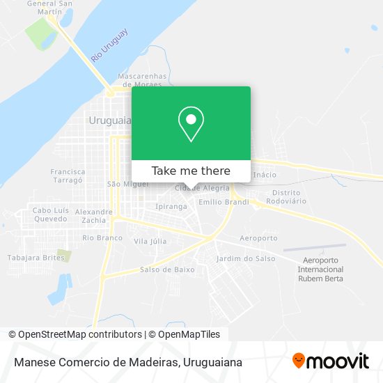 Manese Comercio de Madeiras map