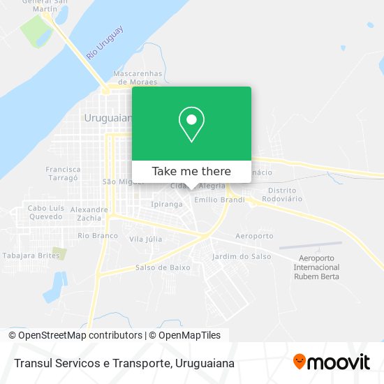 Mapa Transul Servicos e Transporte