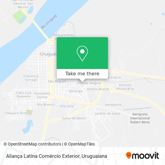 Mapa Aliança Latina Comércio Exterior